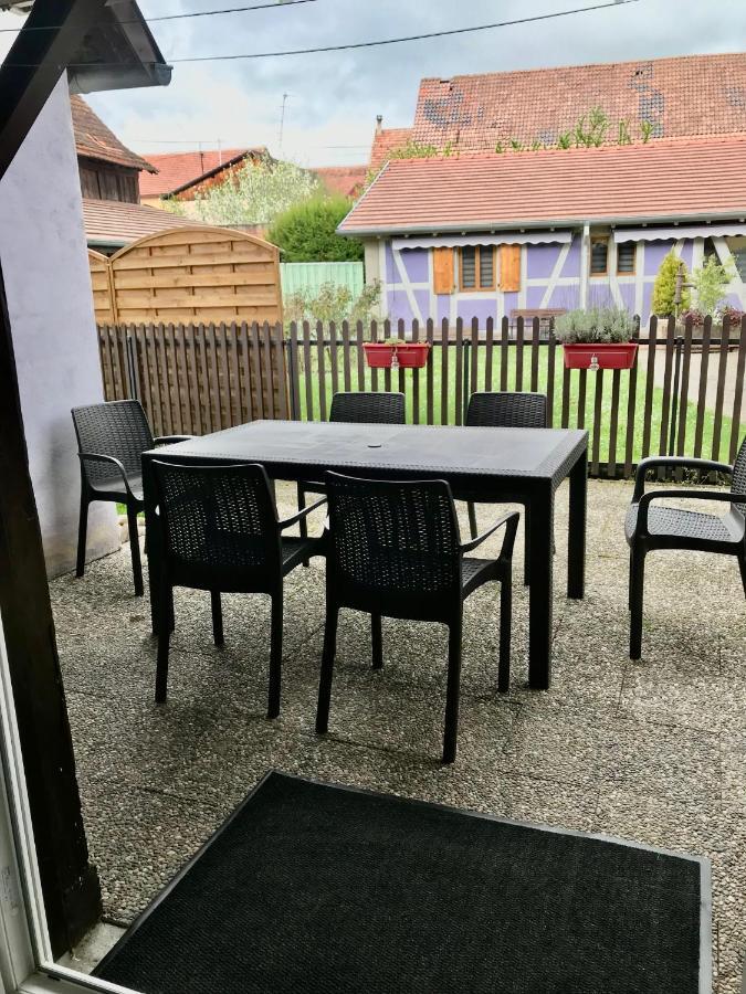 Gite Plain-Pied Avec Jardin Du Centre Alsace Ebersheim Zewnętrze zdjęcie