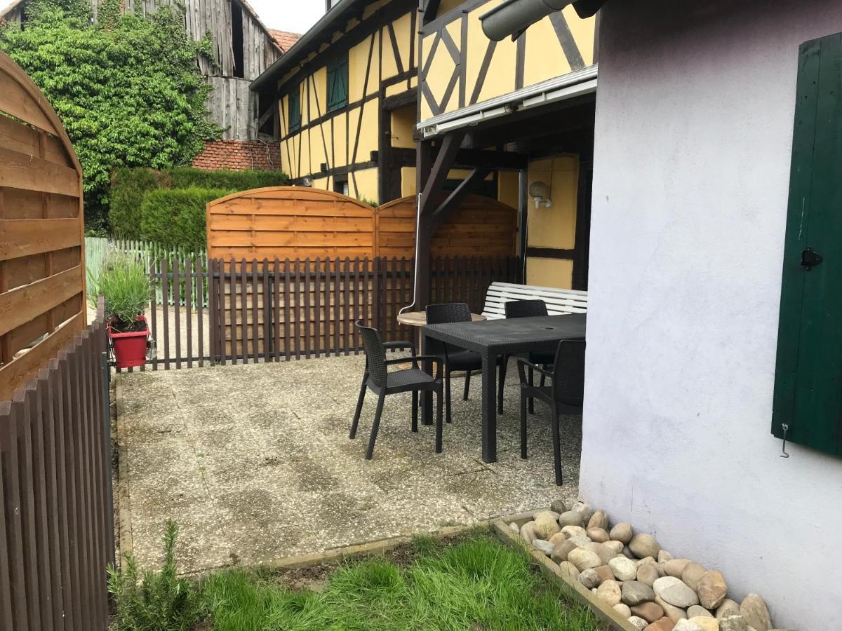 Gite Plain-Pied Avec Jardin Du Centre Alsace Ebersheim Zewnętrze zdjęcie