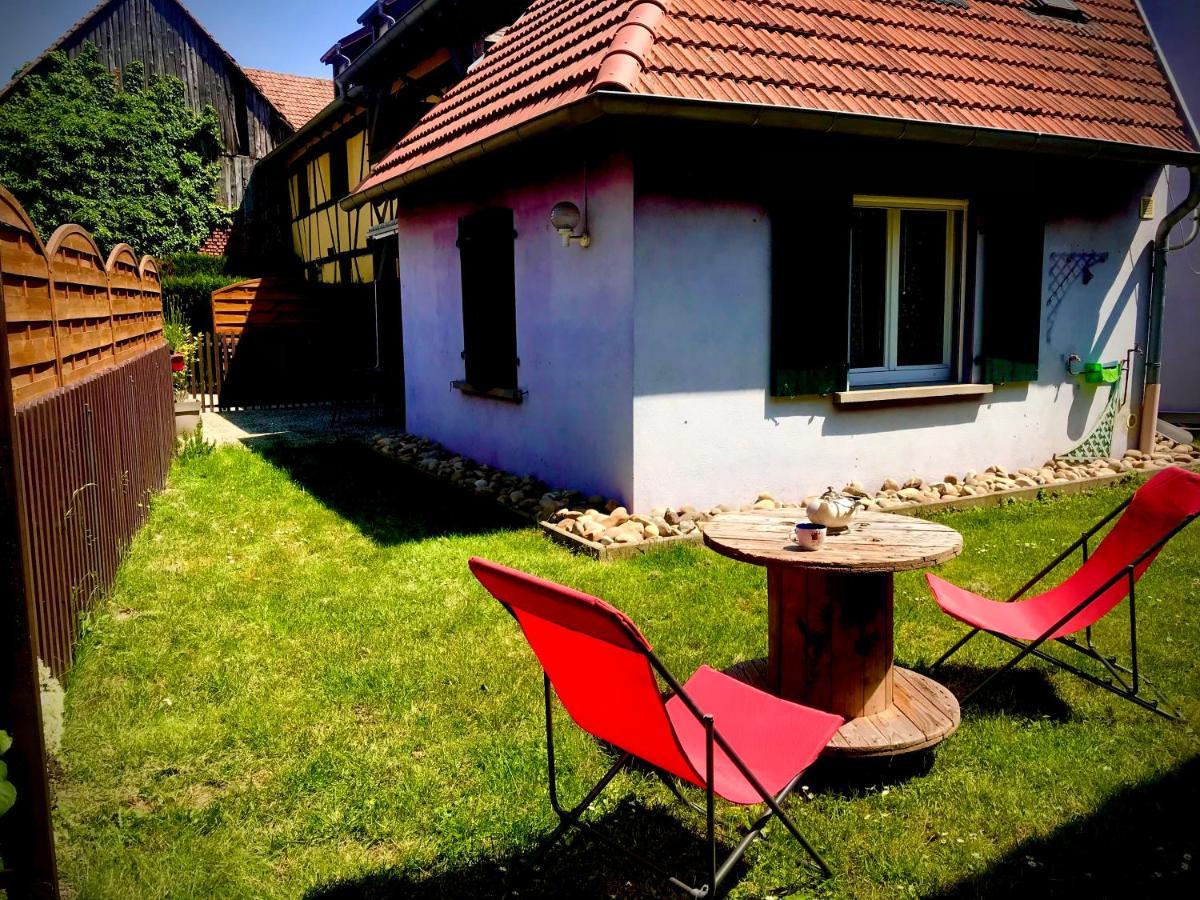 Gite Plain-Pied Avec Jardin Du Centre Alsace Ebersheim Zewnętrze zdjęcie